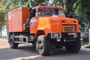 Для Еристовского ГОК: мобильная моющая установка (УММ) на базе автомобильного шасси КрАЗ-5233НЕ
