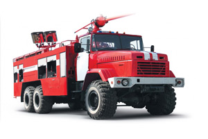 Combined fire fighting truck KrAZ-63221