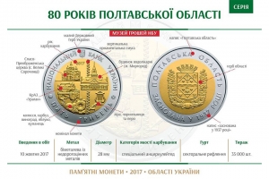 КрАЗ запечатлен на памятной монете Полтавщины