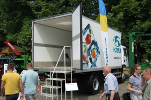 Success of KrAZ Refrigerated Box Truck at Agro-2015