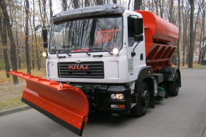 New KrAZ Vehicle to Clean Kremenchug Roads