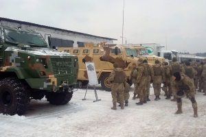 KrAZ Vehicles Participate at Military Training for Sergeant-Majors of Ukrainian Army