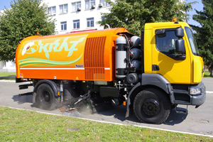 KrAZ Street Sweeper Will make Poltava Cleaner