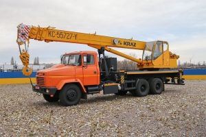25-тонні автокрани КрАЗ відвантажено ТОВ «Феррострой»