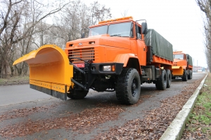 «Киевавтодор» получил новенькие грузовики КрАЗ