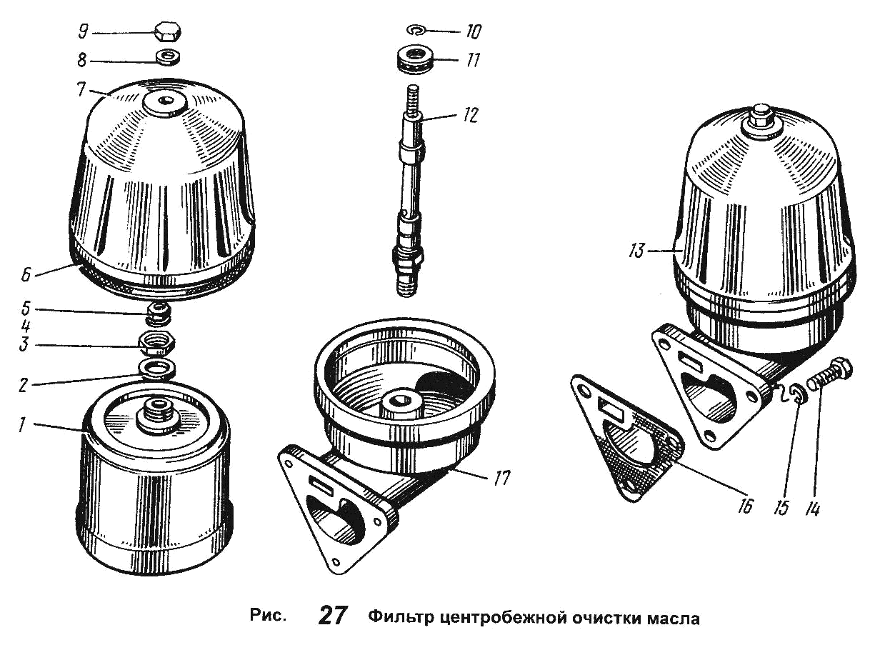 Centrifugal oil purification filter