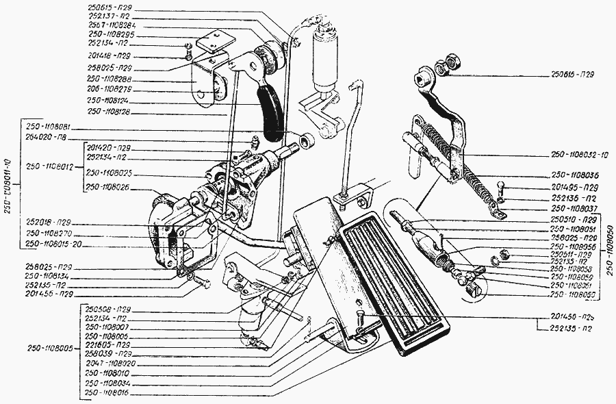 Fuel-feed control drive