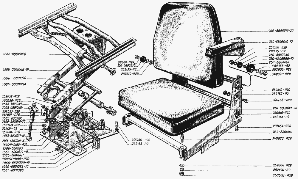 Driver's seat assy