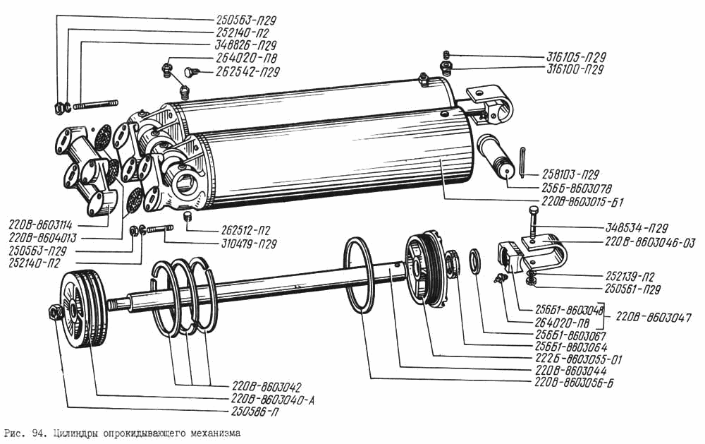 Tipper cylinders