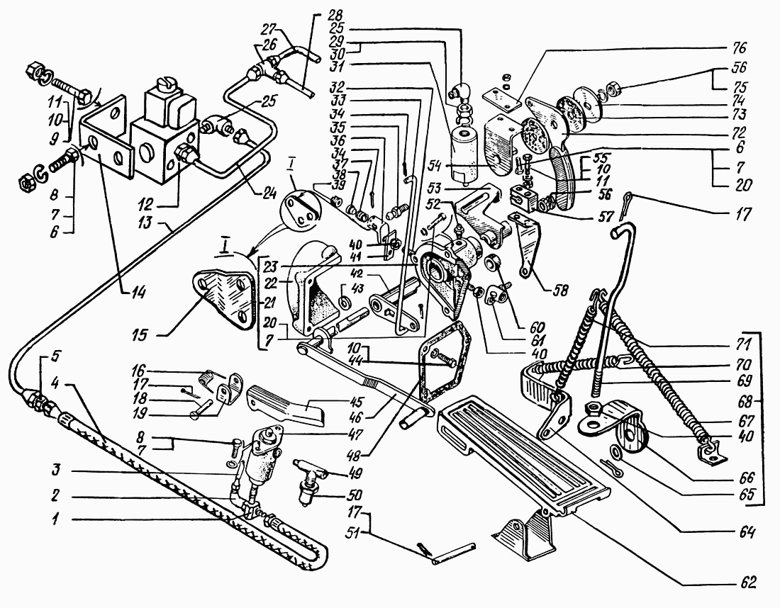 Fuel supply and engine shutdown control drive