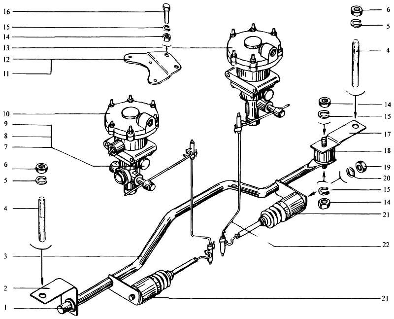 Brake force regulator 