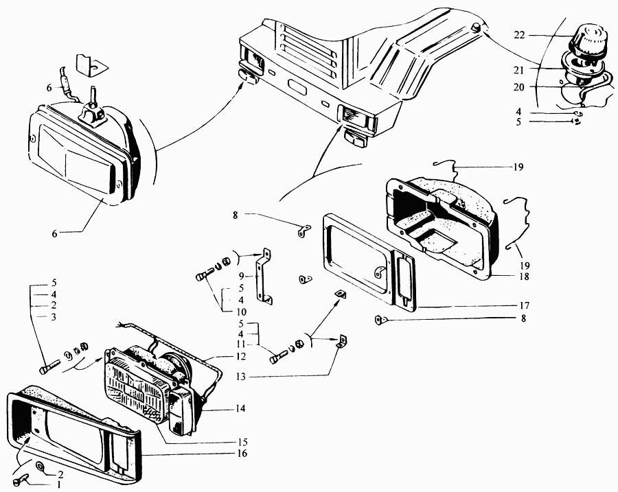 Front light devices