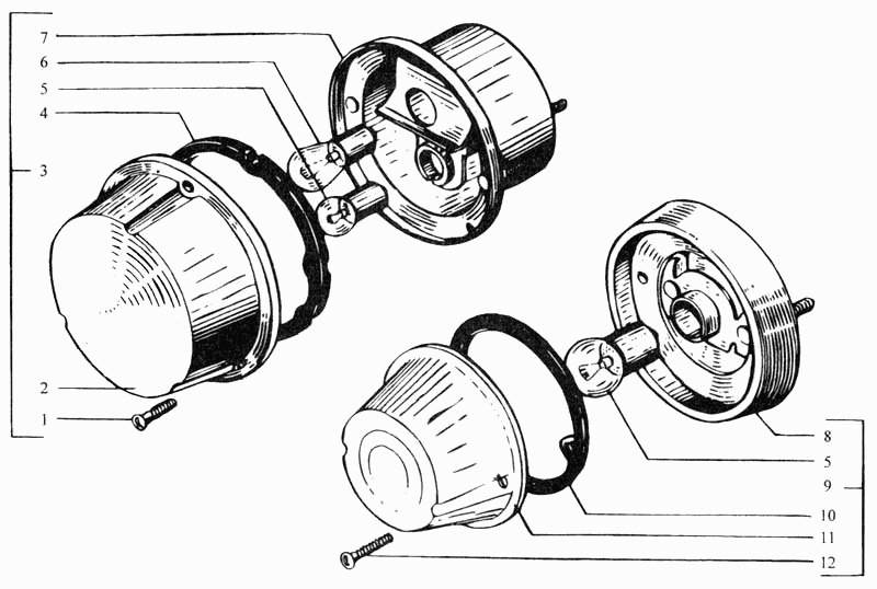 Front lights.Side blinker repeater