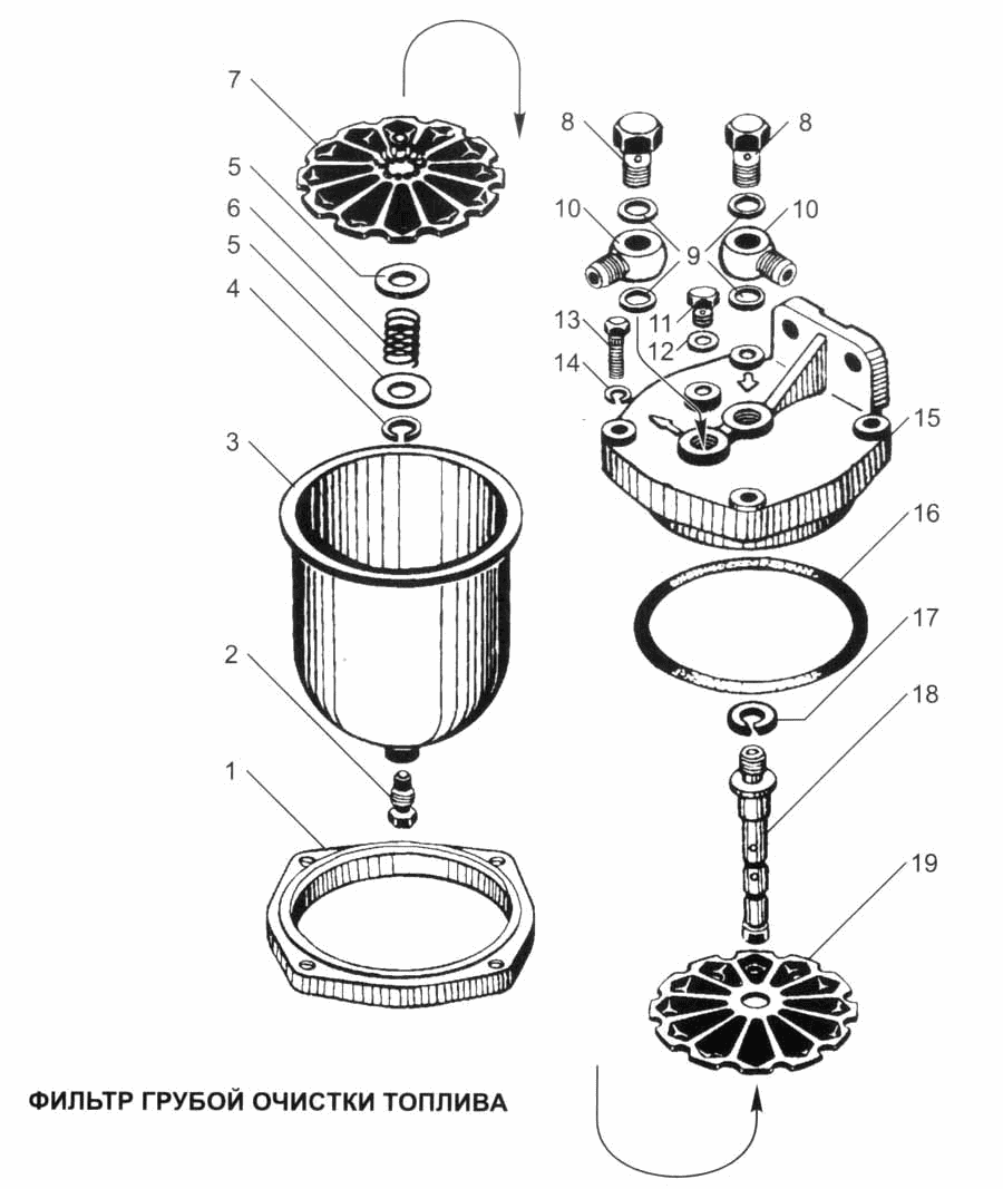 Фильтр грубой очистки топлива